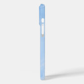 Zacht Blauw Marmer Abstract Patroon Case-Mate iPhone Case (Achterkant / Links)