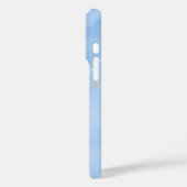 Zacht Blauw Marmer Abstract Patroon Case-Mate iPhone Case (Achterkant / Links)