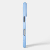 Zacht Blauw Marmer Abstract Patroon Case-Mate iPhone Case (Achterkant / Rechts)