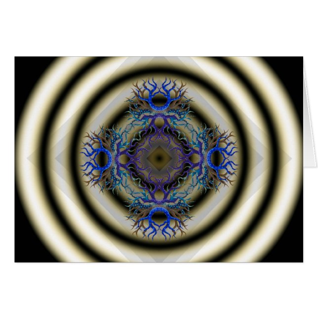 zacht blauw op zwart-wit (Voorkant Horizontaal)