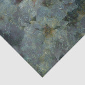 Zacht Blauw Orchard impressionist Tissue Paper Tissuepapier (Detail)