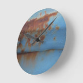  zacht blauw ronde klok (Hoek)