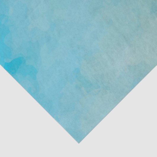 Zacht blauw & Roos Aquarel Weefselpapier Tissuepapier (Detail)