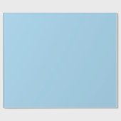 Zacht Blauw Verpakkend Document Broodje Cadeaupapier (Vlak)