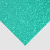Zacht Blauwgroen blauwe glitter afdrukken Tissuepapier (Detail)