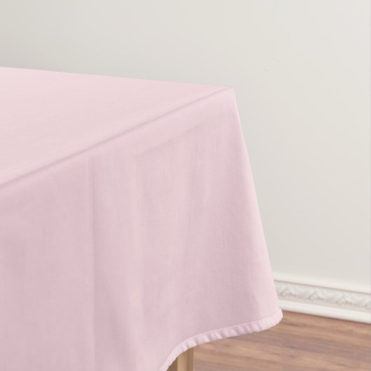 Zacht Bleek Roze tafelkleed (Voorbeeld)