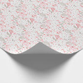 Zacht Bloeiend Floral Natuur Verpakkingsdocument Cadeaupapier (Hoek)