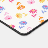 Zacht bloemontwerp bureaumat (Hoek)