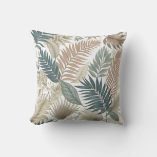 Zacht Blush groen en bruin kussen