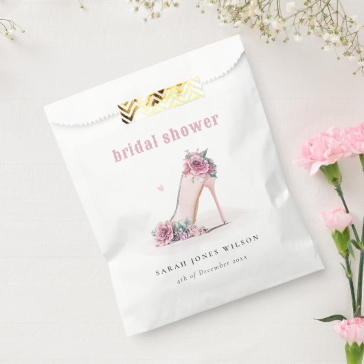 Zacht Blush Roze High Heels Florence Vrijgezellenf Bedankzakje (Gezegeld)