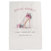 Zacht Blush Roze High Heels Florence Vrijgezellenf Medium Cadeauzakje (Achterkant)