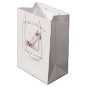 Zacht Blush Roze High Heels Florence Vrijgezellenf Medium Cadeauzakje (Achterkant Gekanteld)