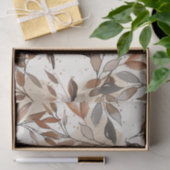 Zacht Boho Herfstpatroon Tissuepapier (Geschenk)