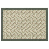 Zacht Boho tafelkleed met aards Paisley patroon (Voorkant (Horizontaal))