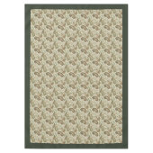 Zacht Boho tafelkleed met aards Paisley patroon (Voorkant)