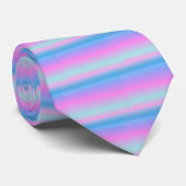 Zacht Borden regenboog Stropdas (Opgerold)