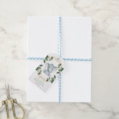 Zacht Botanisch groen Olifant Coed Baby shower Cadeaulabel (Met Touw)