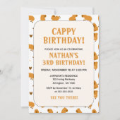 Zacht Bruin Capybara Kinder Leuk Cappy Verjaardag Kaart (Voorkant)