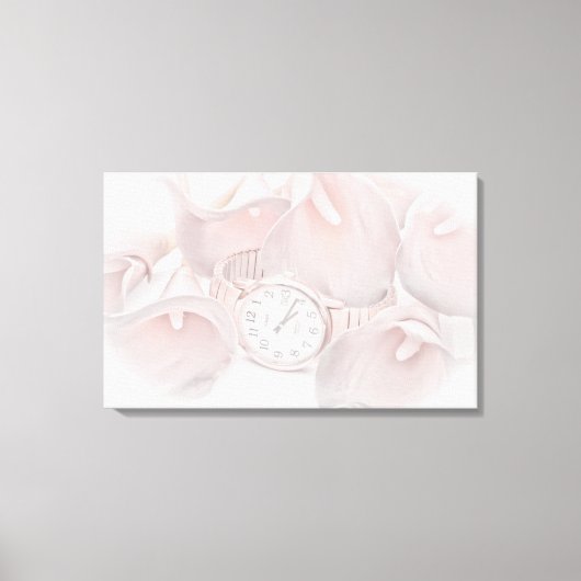Zacht Calla Lilies Canvas Afdrukken (Voorkant)
