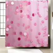 Zacht Chic Roze Sequin Douchegordijn