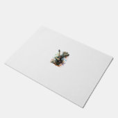 Zacht-Coated Wheaten Terrier hond spelen elektrisc Deurmat (Schuin)