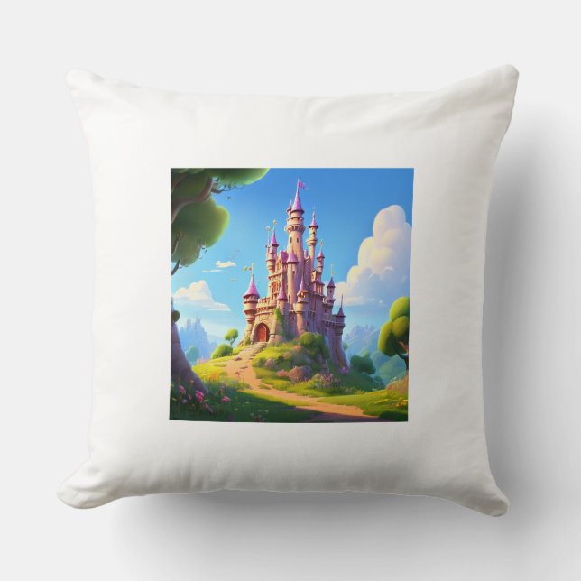 Zacht Comfort Wit Kussen (Voorkant)