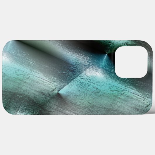 Zacht cyaan grijze rotsachtige textuur met digital Case-Mate iPhone case (Achterkant (horizontaal))