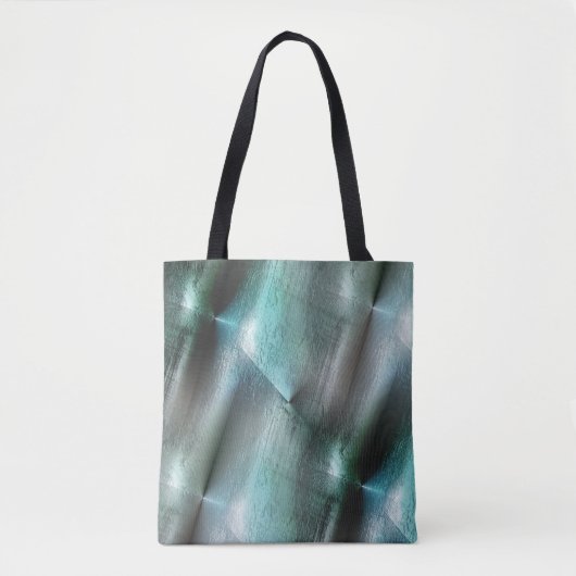 Zacht cyaan grijze rotsachtige textuur met digital tote bag (Voorkant)