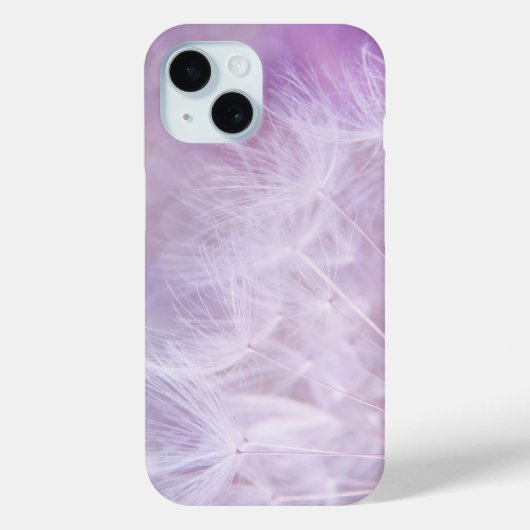 Zacht Dandelion Zaaigoed op Paars | Aangepaste tel Case-Mate iPhone Case (Achterkant)