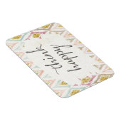 Zacht deco V | Denk er gelukkig over Magneet (Rechterzijde)