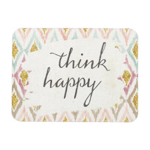 Zacht deco V   Denk er gelukkig over Magneet