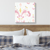 Zacht decopatroon canvas afdruk (Insitu (Slaapkamer))