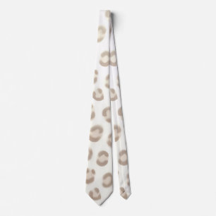Zacht Dieren Luxe Patroon   Elegante Dierenprint  Stropdas
