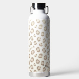 Zacht Dieren Luxe Patroon   Elegante Dierenprint Waterfles