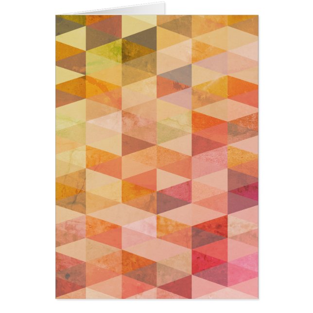 Zacht driehoek geometrisch patroon (Voorkant)