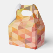 Zacht driehoek geometrisch patroon bedankdoosjes (Achterkant)