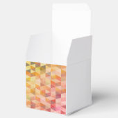 Zacht driehoek geometrisch patroon bedankdoosjes (Geopend)