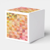 Zacht driehoek geometrisch patroon bedankdoosjes (Achterkant)