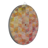 Zacht driehoek geometrisch patroon dartbord (Voorkant Links)
