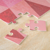 Zacht driehoek geometrisch patroon legpuzzel (Zijkant)