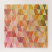 Zacht driehoek geometrisch patroon legpuzzel (Horizontaal)