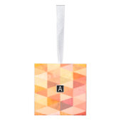 Zacht driehoek geometrisch patroon | monogram decoratie (Rechts)