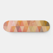 Zacht driehoek geometrisch patroon persoonlijk skateboard (Horizontaal)