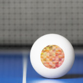 Zacht driehoek geometrisch patroon pingpongbal (Net)