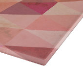 Zacht driehoek geometrisch patroon snijplank (Hoek)