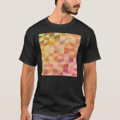 Zacht driehoek geometrisch patroon t-shirt (Voorkant)