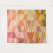 Zacht driehoek geometrisch patroon wandkleed (Voorkant (horizontaal))