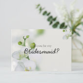 Zacht Elegant Orchid... ben je mijn Bridesmaid. (Staand voorkant)