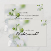 Zacht Elegant Orchid... ben je mijn Bridesmaid. (Voorkant / Achterkant)