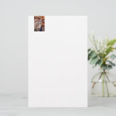 Zacht en geluiden van de zomer briefpapier (Staand voorkant)